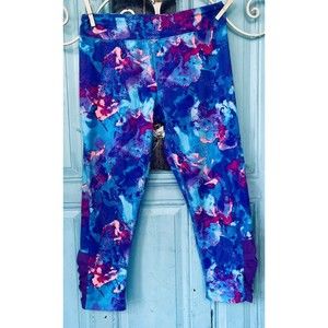 Girls Champion Super Colorful Capri Length Athletic Leggings Size XL 14-16